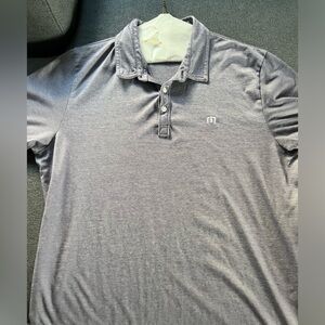 Travis Mathew light purple heathered polo. Heater 2